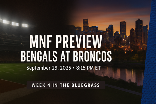 Bengals, Monday Night Football, Kentucky Wildcats, Bourbon Events, Cincinnati Lexington Louisville