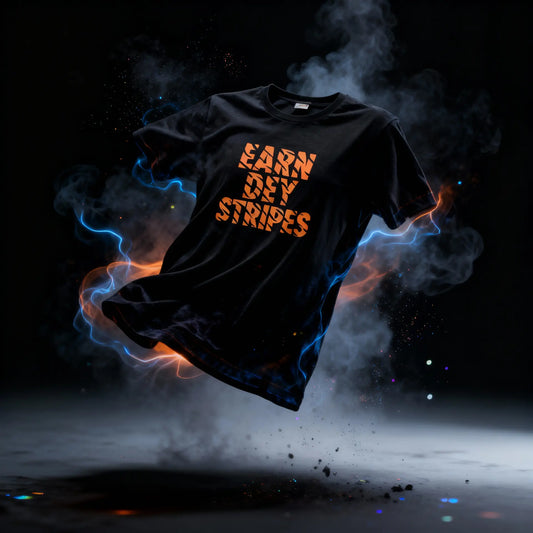 Cincinnati Football T-Shirt | Earn Dey Stripes Bold Graphic | Elite Tri-Blend