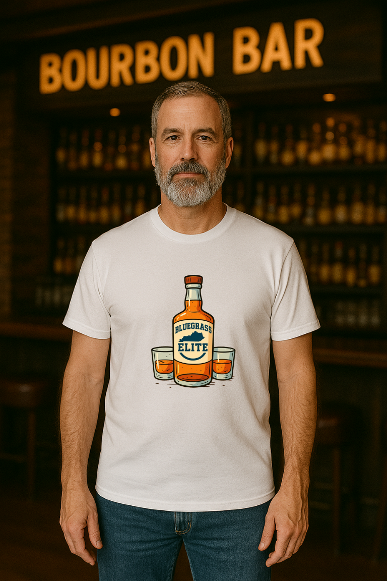 Bluegrass Elite Bourbon Bottle Tee