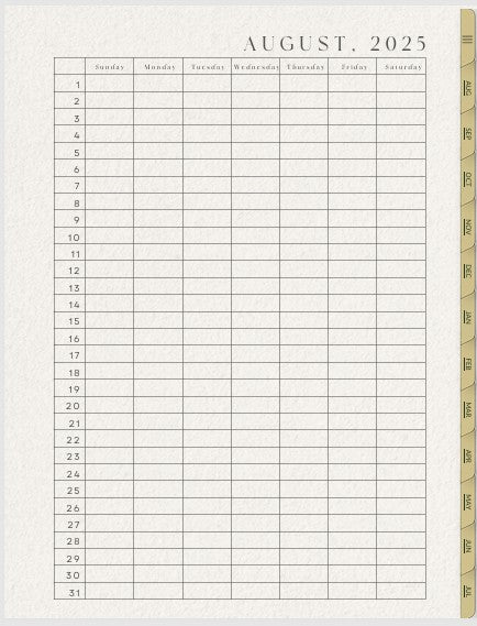 2025โ2026 Teacher Planner | Printable Academic Calendar | Digital Download