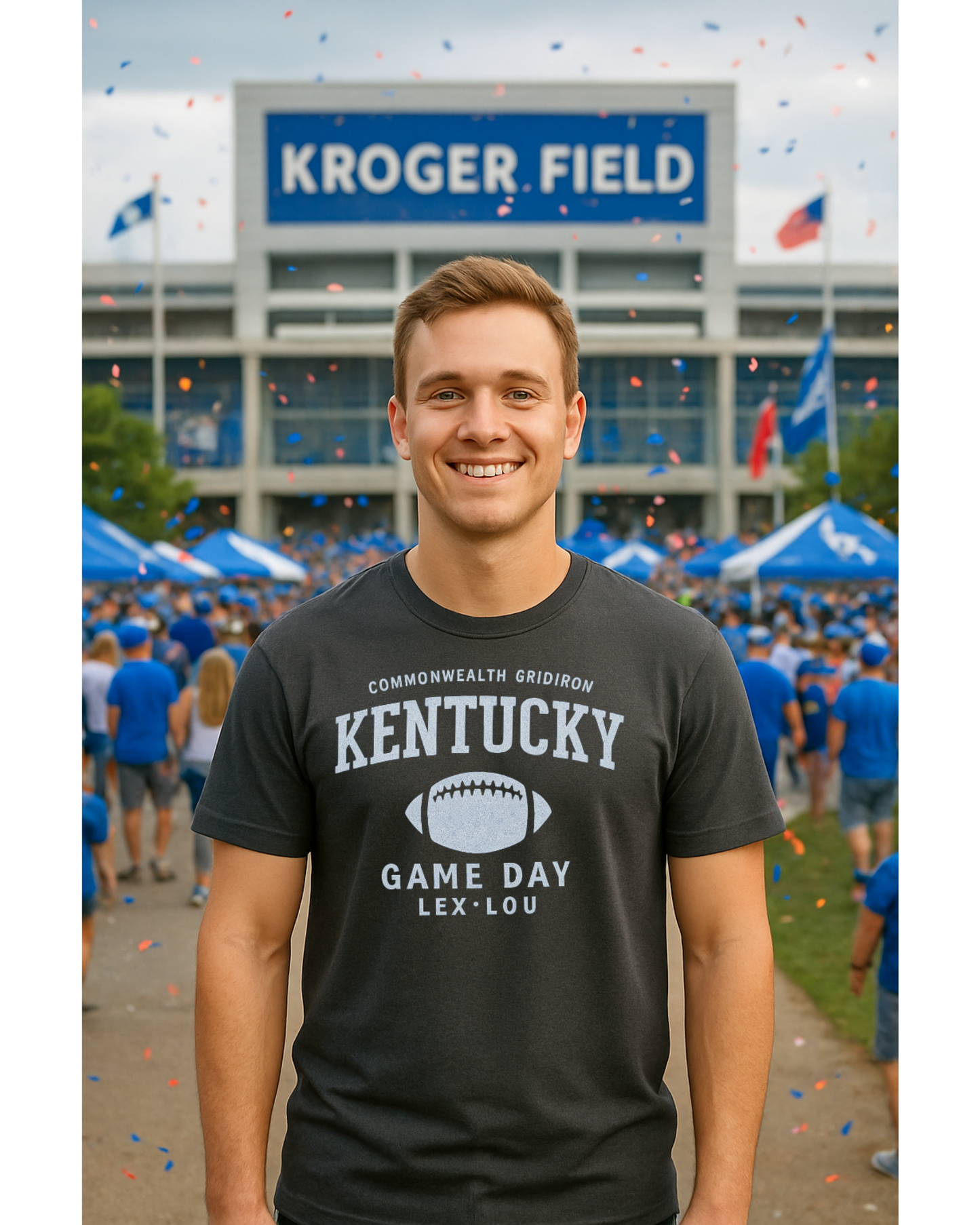 Kentucky GameDay Short Sleeve T-Shirt – Wildcats Football & Basketball Fan Tee