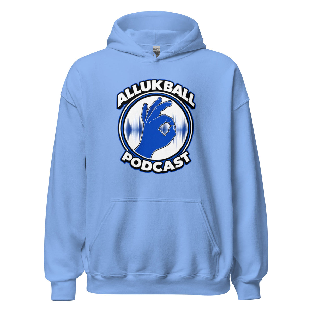ALLUKBALL Podcast Hand Logo Hoodie | Heavy Blend Unisex Hoodie - Bluegrass Elite Apparel LLC