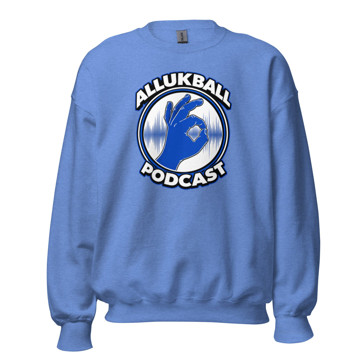 ALLUKBALL Podcast Hand Logo Sweatshirt | Classic Unisex Crewneck - Bluegrass Elite Apparel LLC