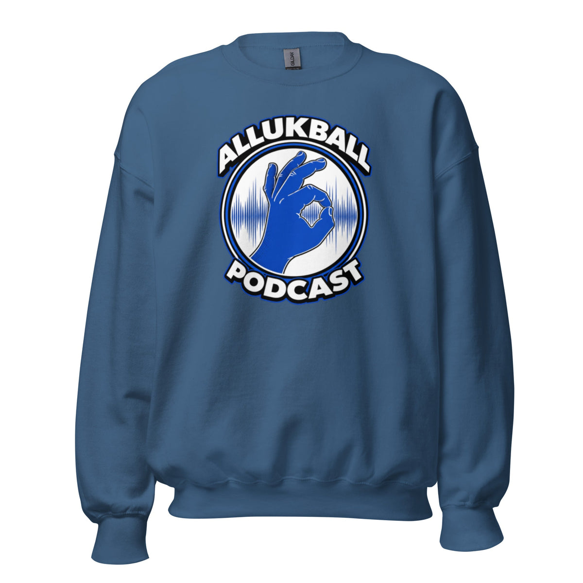 ALLUKBALL Podcast Hand Logo Sweatshirt | Classic Unisex Crewneck - Bluegrass Elite Apparel LLC