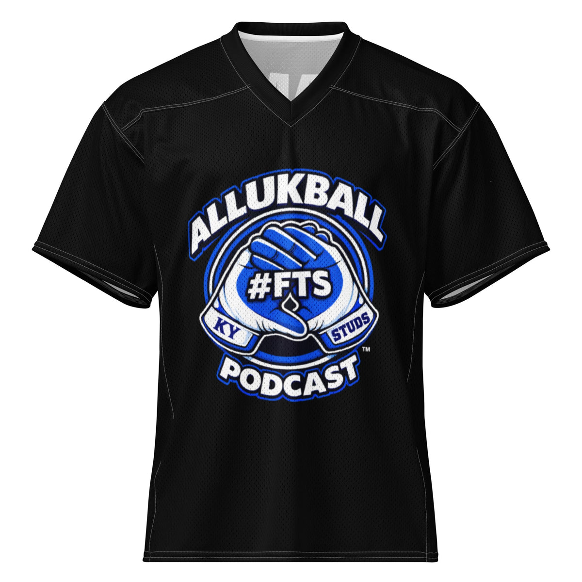 ALLUKBALL Script Ball Podcast Mesh Jersey | Athletic Streetwear Design - Bluegrass Elite Apparel LLC