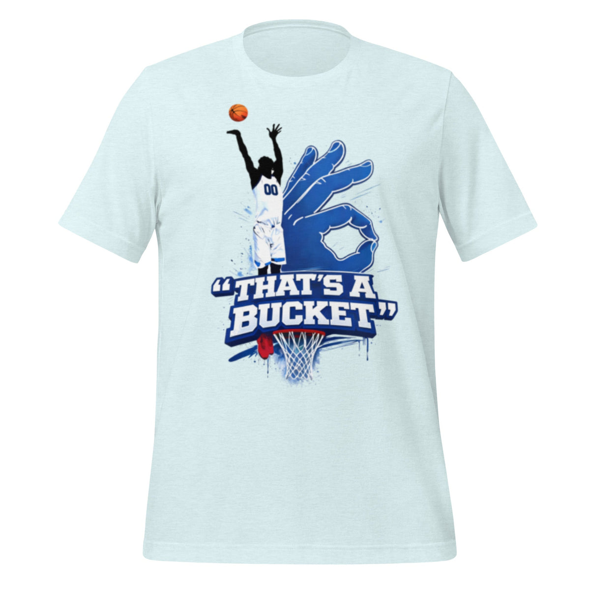 AllUKBall That’s A Bucket Script Ball T-Shirt | Street Shot Graphic | Classic - Bluegrass Elite Apparel LLC