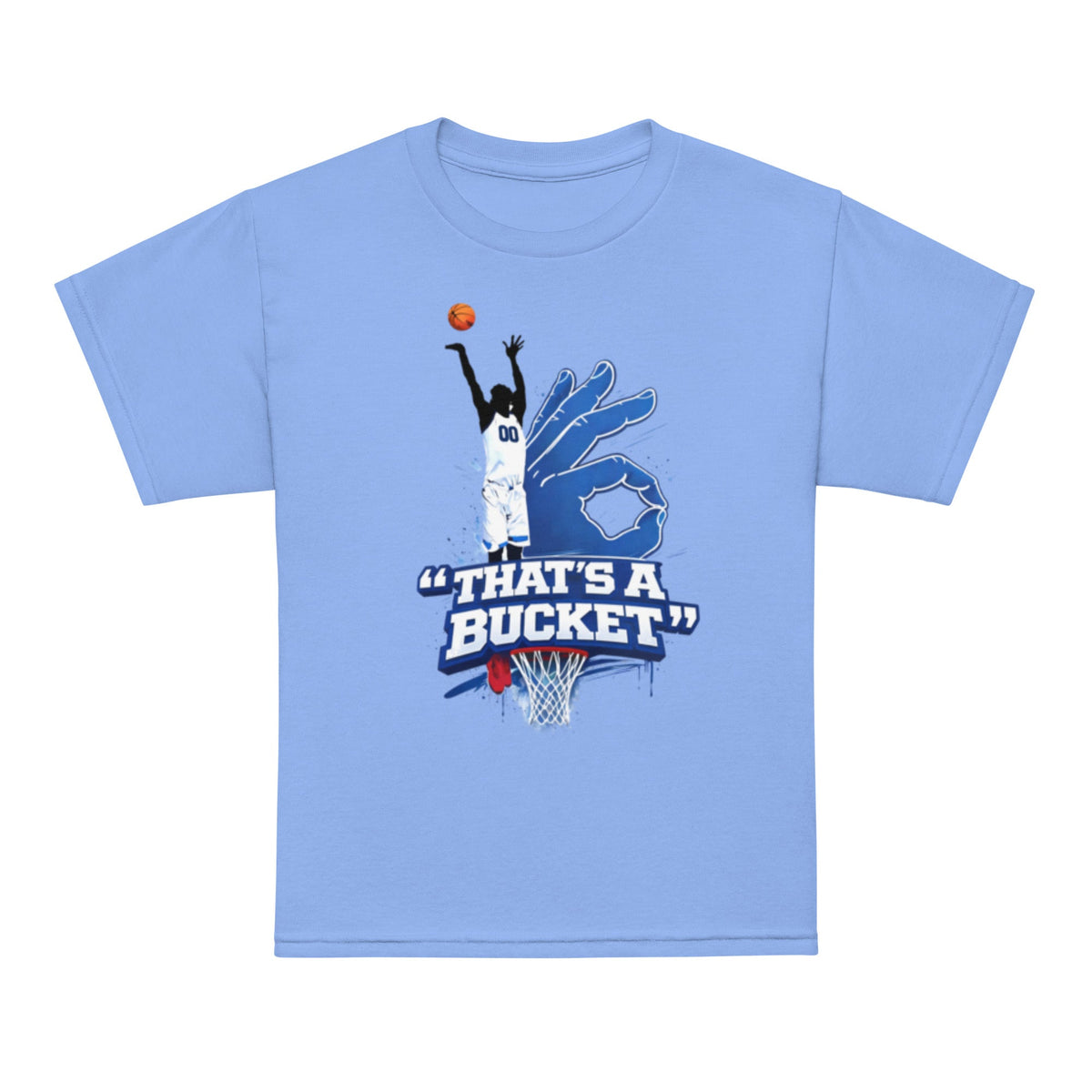 AllUKBall That’s A Bucket Youth T-Shirt | Active Shot Graphic | Performance - Bluegrass Elite Apparel LLC