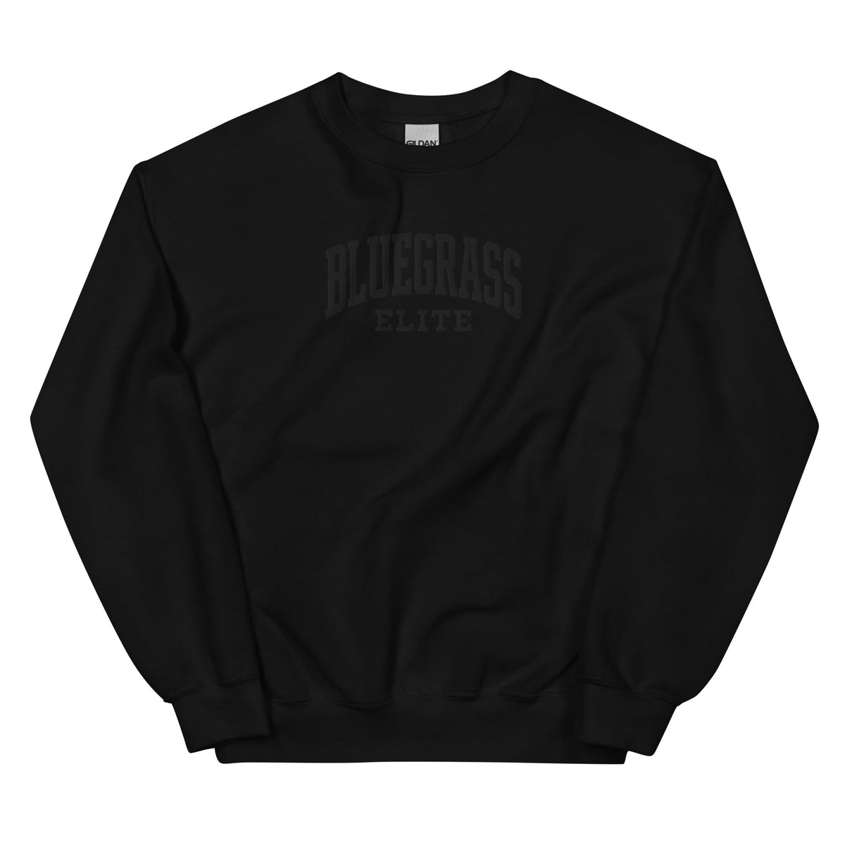 Blackout Bluegrass Elite Embroidered Sweatshirt | Vintage Athletic Crewneck - Bluegrass Elite Apparel LLC