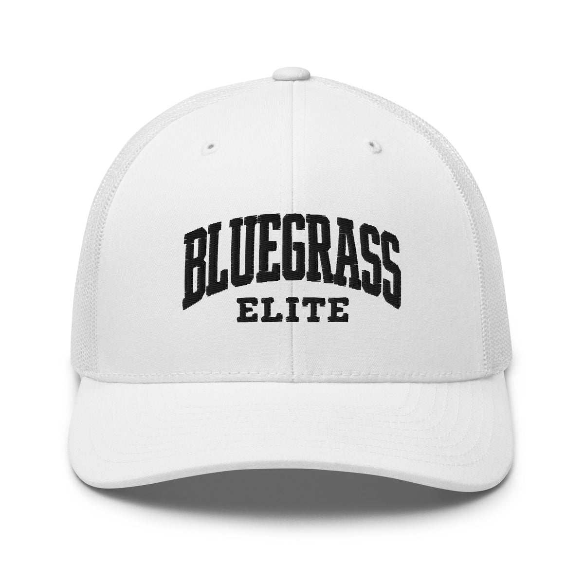 Blackout Bluegrass Elite Trucker Hat | 3D Puffy Embroidered Patch - Bluegrass Elite Apparel LLC