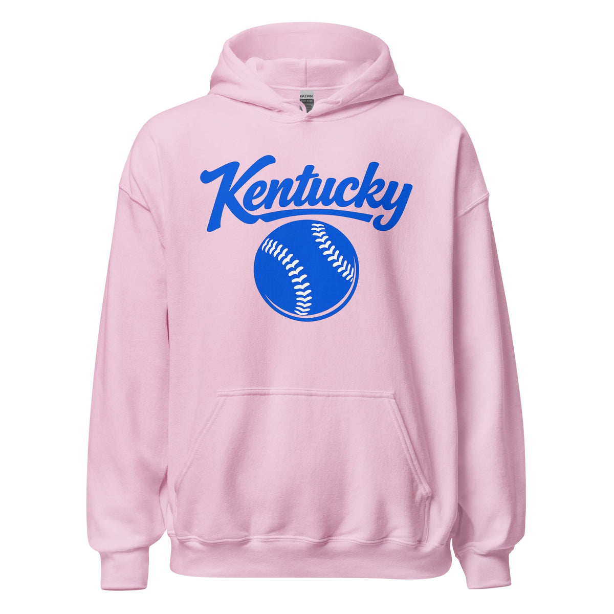 Blue Kentucky Script Softball Hoodie | Classic Pullover Sweatshirt - Bluegrass Elite Apparel LLC