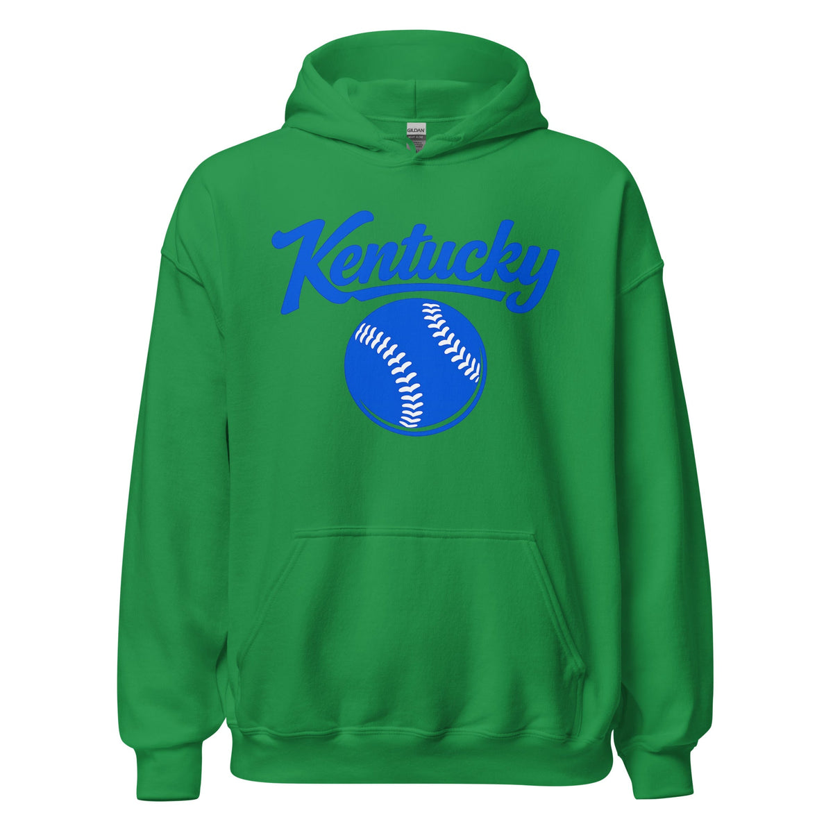 Blue Kentucky Script Softball Hoodie | Classic Pullover Sweatshirt - Bluegrass Elite Apparel LLC