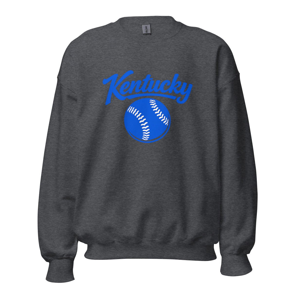 Blue Kentucky Script Softball Sweatshirt | Classic Crewneck - Bluegrass Elite Apparel LLC