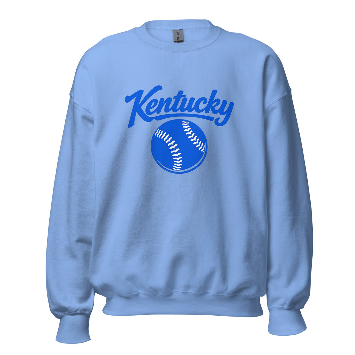 Blue Kentucky Script Softball Sweatshirt | Classic Crewneck - Bluegrass Elite Apparel LLC