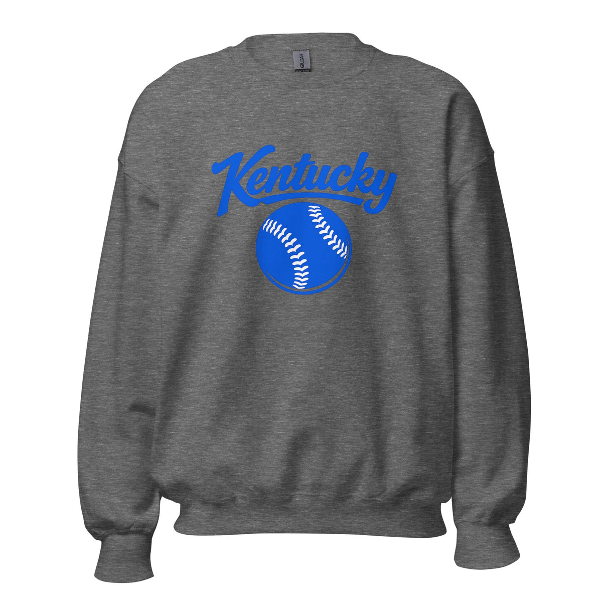 Blue Kentucky Script Softball Sweatshirt | Classic Crewneck - Bluegrass Elite Apparel LLC
