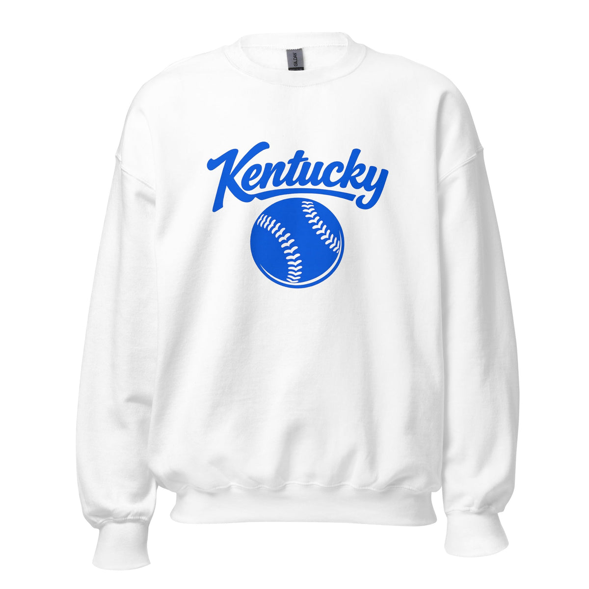 Blue Kentucky Script Softball Sweatshirt | Classic Crewneck - Bluegrass Elite Apparel LLC