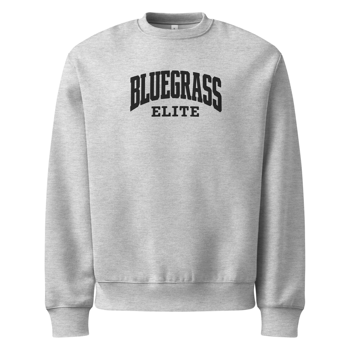 Bluegrass Elite Oversized Heavyweight Sweatshirt | Embroidered Collegiate Logo - Bluegrass Elite Apparel LLC