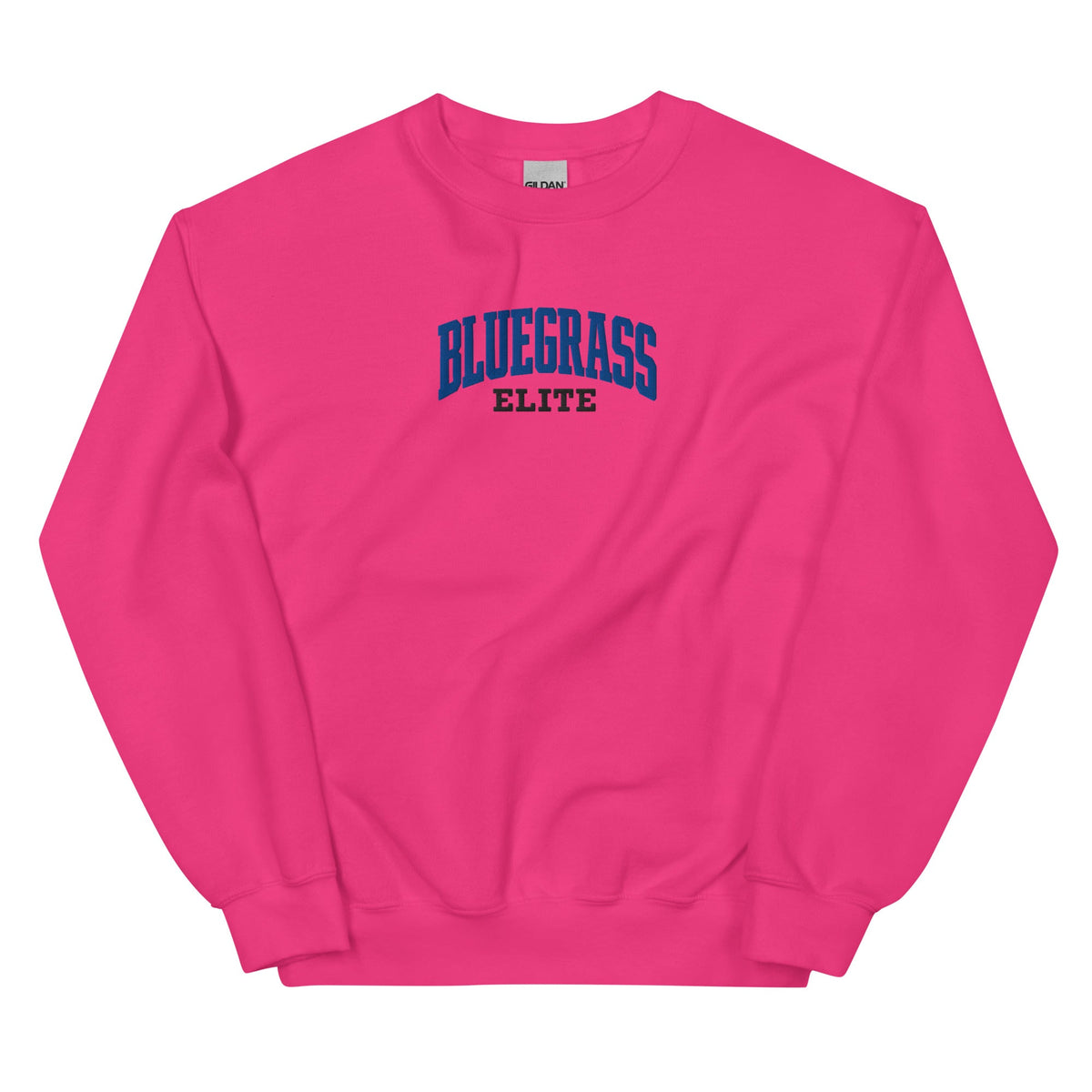 Bluegrass Elite Script Embroidered Sweatshirt | Vintage Athletic Crewneck - Bluegrass Elite Apparel LLC