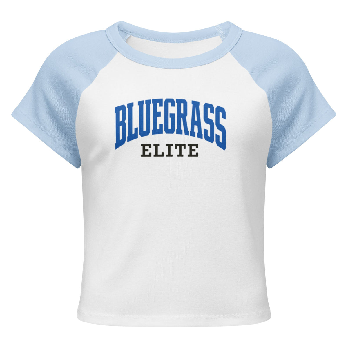 Bluegrass Elite Vintage Arch Graphic Raglan Baby Tee - Bluegrass Elite Apparel LLC