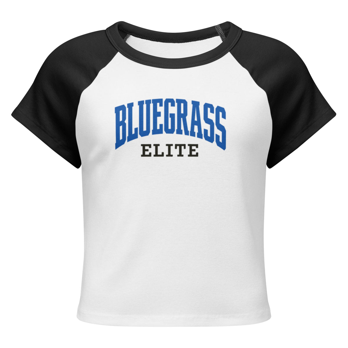 Bluegrass Elite Vintage Arch Graphic Raglan Baby Tee - Bluegrass Elite Apparel LLC