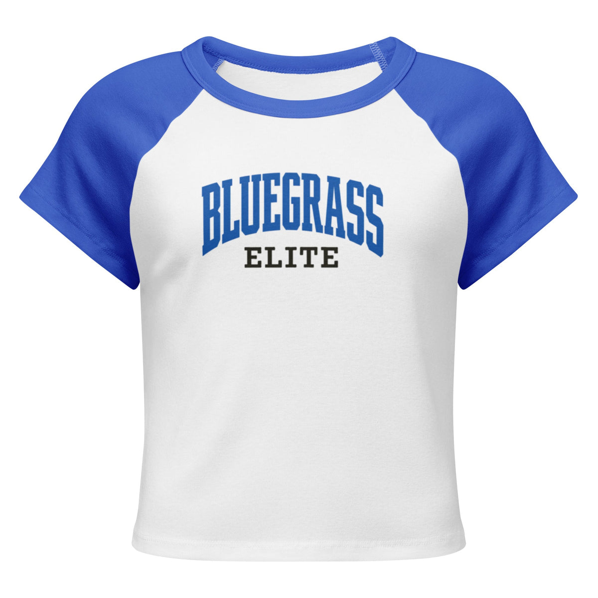 Bluegrass Elite Vintage Arch Graphic Raglan Baby Tee - Bluegrass Elite Apparel LLC