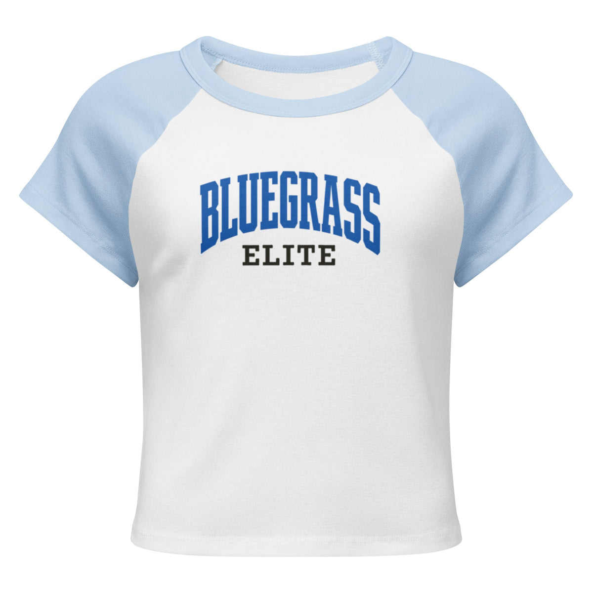 Bluegrass Elite Vintage Arch Graphic Raglan Baby Tee - Bluegrass Elite Apparel LLC