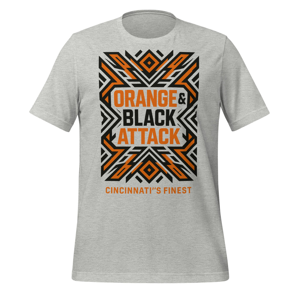 Cincinnati Football Shirt | Orange & Black Attack | Classic - Bluegrass Elite Apparel LLC