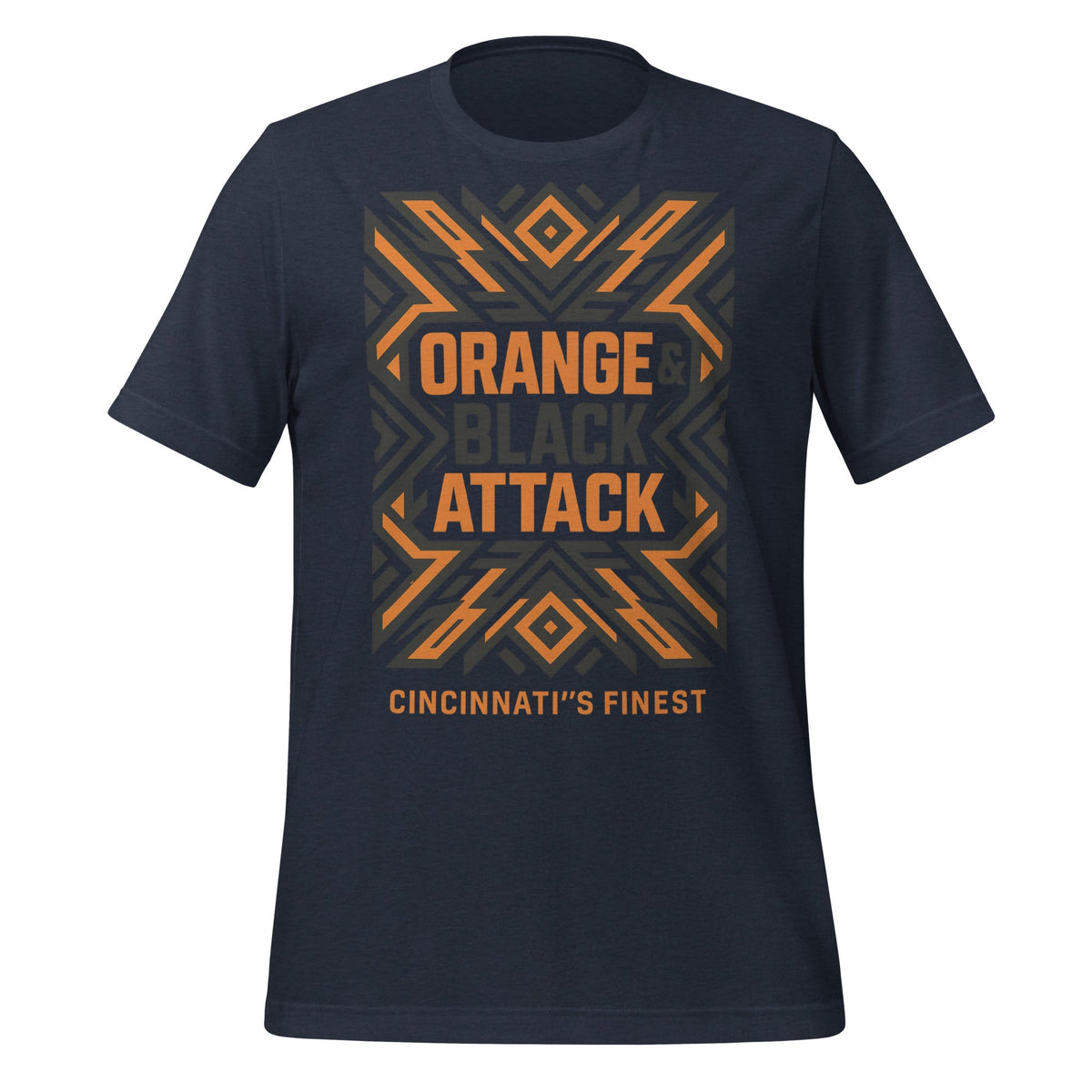 Cincinnati Football Shirt | Orange & Black Attack | Classic - Bluegrass Elite Apparel LLC