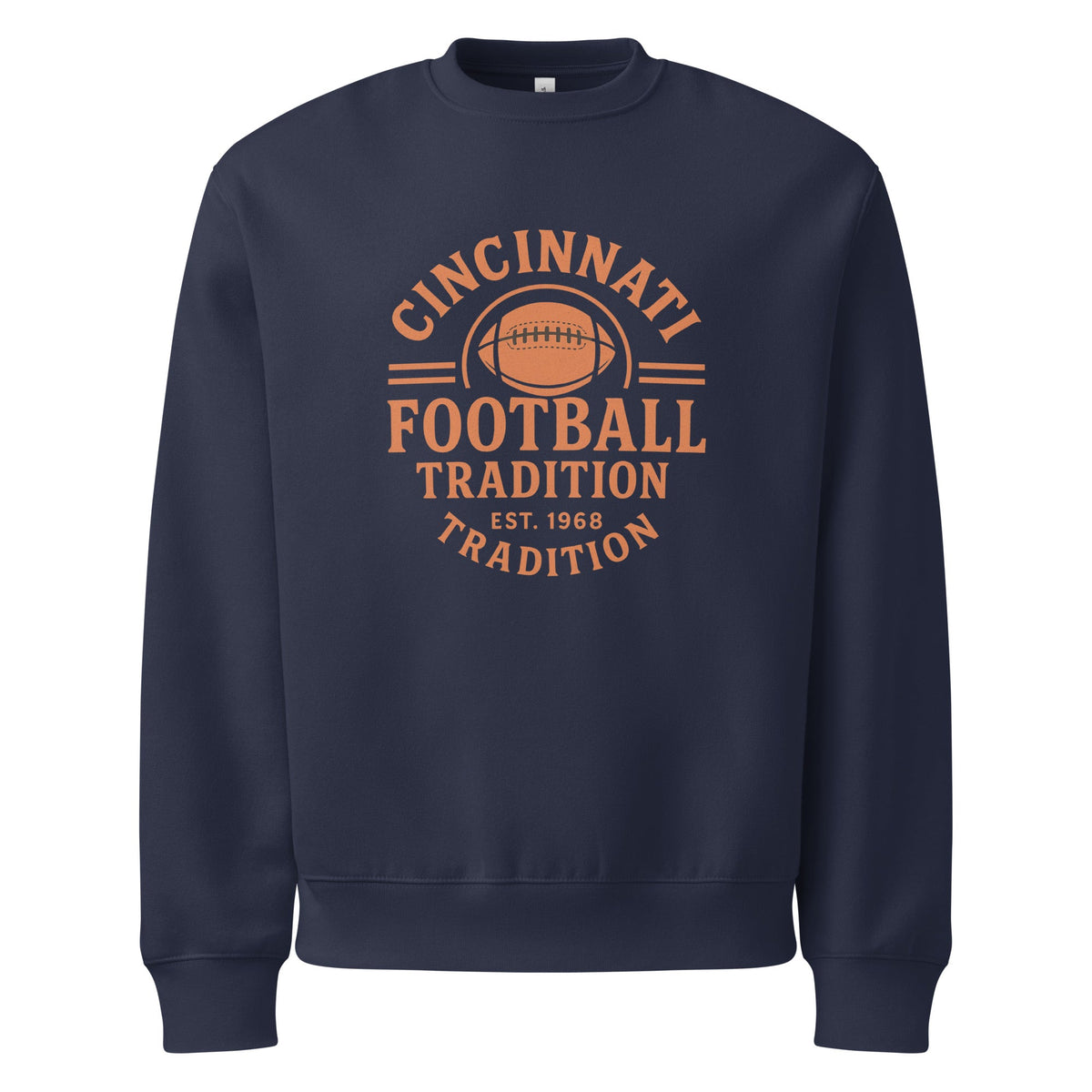 Cincinnati Football Sweatshirt | Vintage Gridiron Heritage Design - Bluegrass Elite Apparel LLC