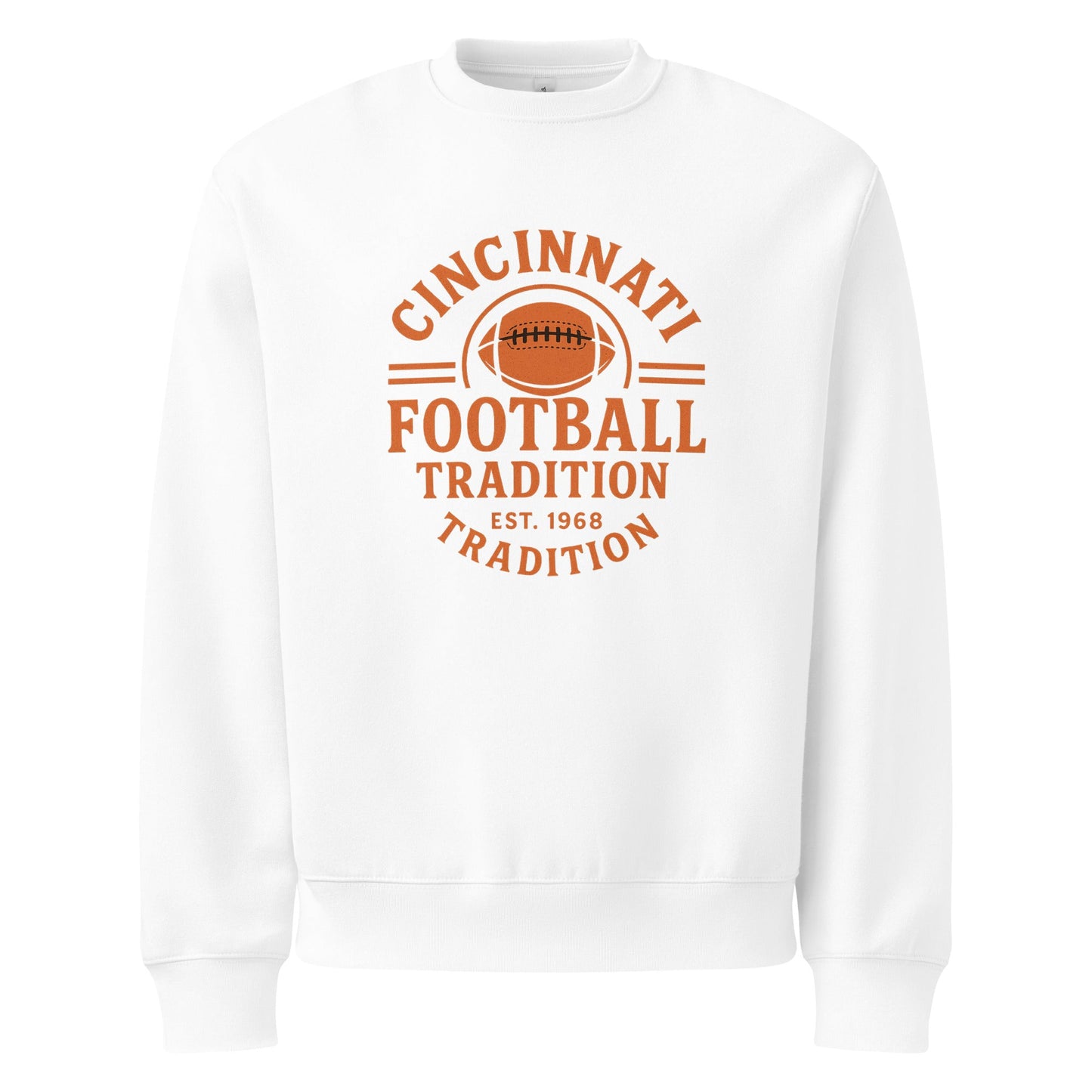 Cincinnati Football Sweatshirt | Vintage Gridiron Heritage Design - Bluegrass Elite Apparel LLC