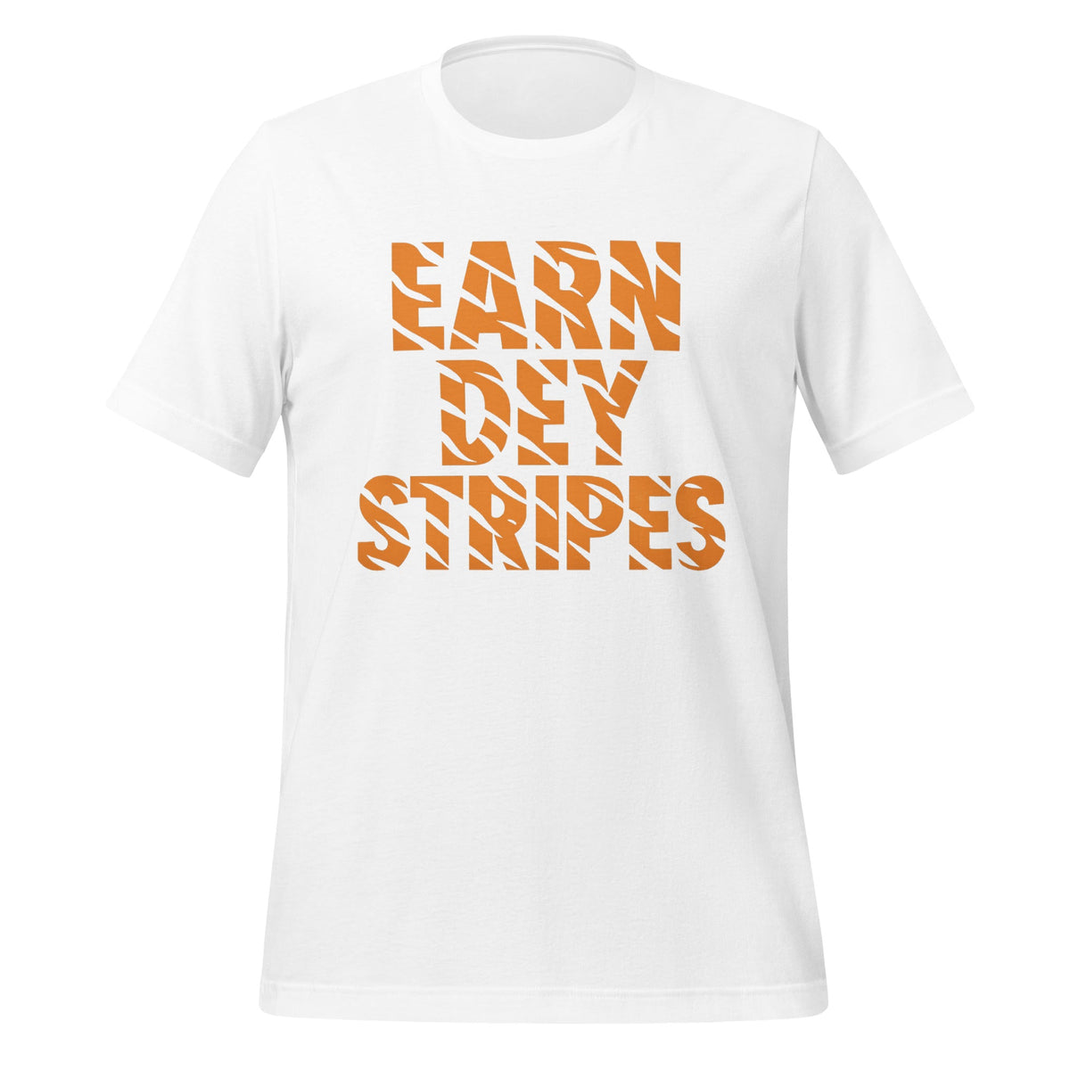 Cincinnati Football T-Shirt | Earn Dey Stripes Bold Graphic | Elite Tri - Blend - Bluegrass Elite Apparel LLC