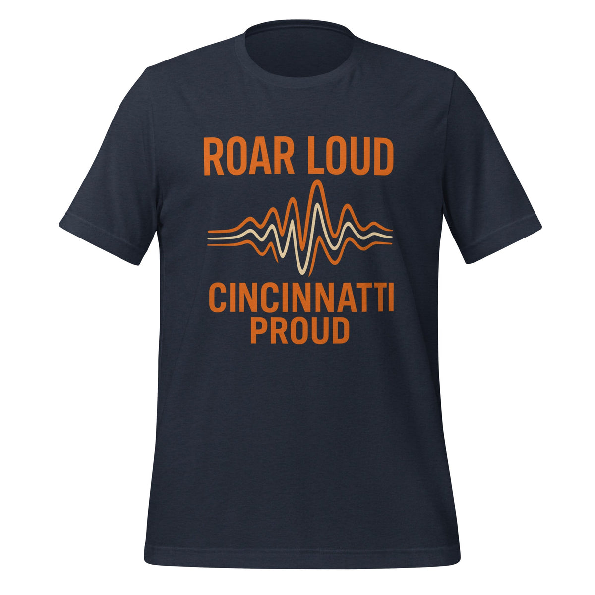 Cincinnati Football T-Shirt | Roar Loud Cincinnati Proud Design | Classic Cotton - Bluegrass Elite Apparel LLC