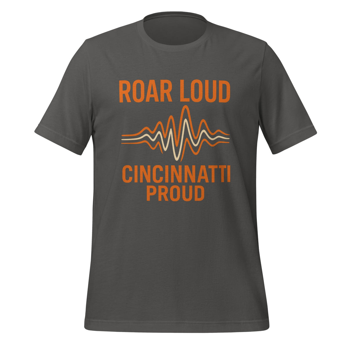 Cincinnati Football T-Shirt | Roar Loud Cincinnati Proud Design | Classic Cotton - Bluegrass Elite Apparel LLC