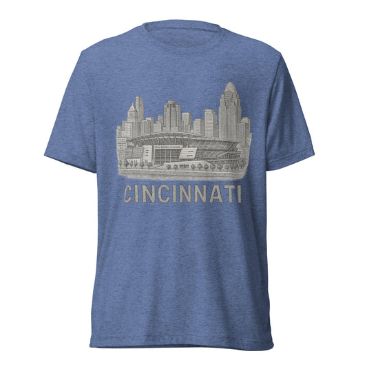 Cincinnati Skyline Shirt | Queen City Pride Tee | Elite - Bluegrass Elite Apparel LLC
