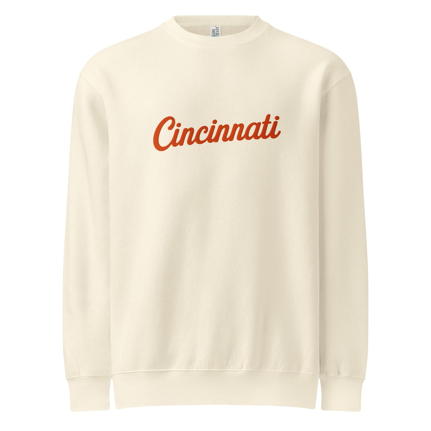 Cincinnati Streetwear Sweatshirt | Neon Script Crew | Premium Unisex - Bluegrass Elite Apparel LLC