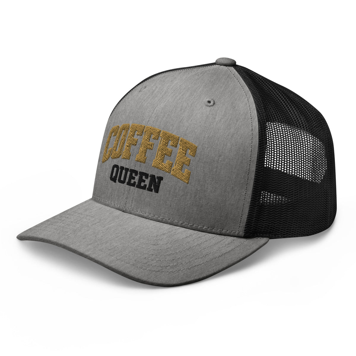 Coffee Queen Vintage Collegiate Trucker Hat - Bluegrass Elite Apparel LLC