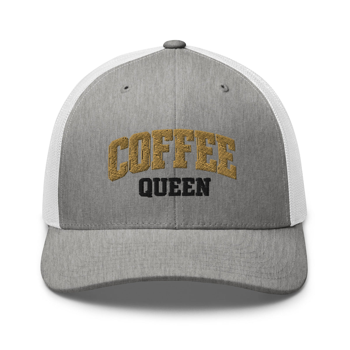 Coffee Queen Vintage Collegiate Trucker Hat - Bluegrass Elite Apparel LLC