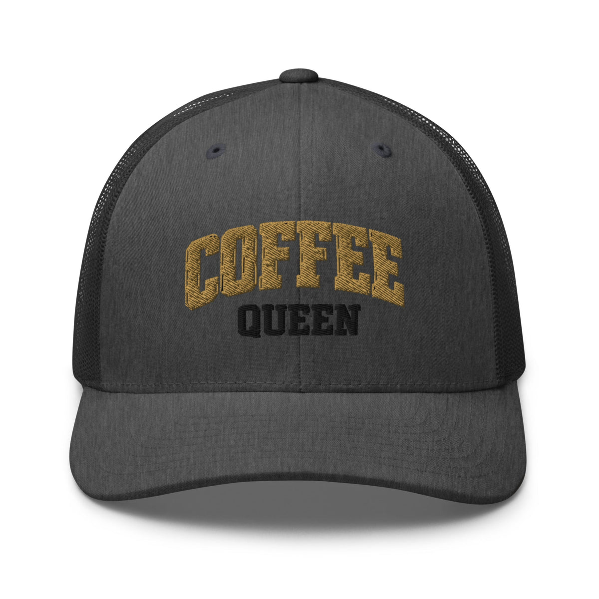 Coffee Queen Vintage Collegiate Trucker Hat - Bluegrass Elite Apparel LLC