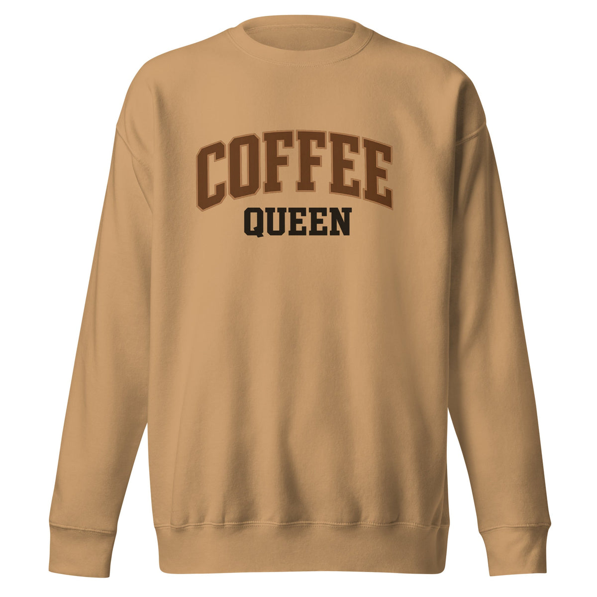 Coffee Queen Vintage Script Sweatshirt - Bluegrass Elite Apparel LLC