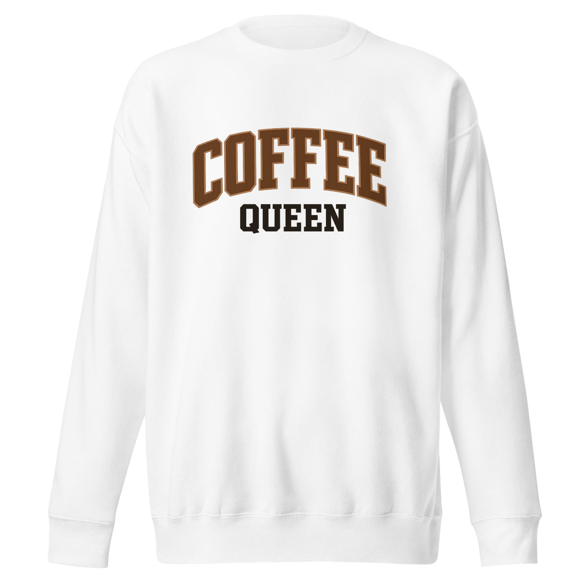 Coffee Queen Vintage Script Sweatshirt - Bluegrass Elite Apparel LLC