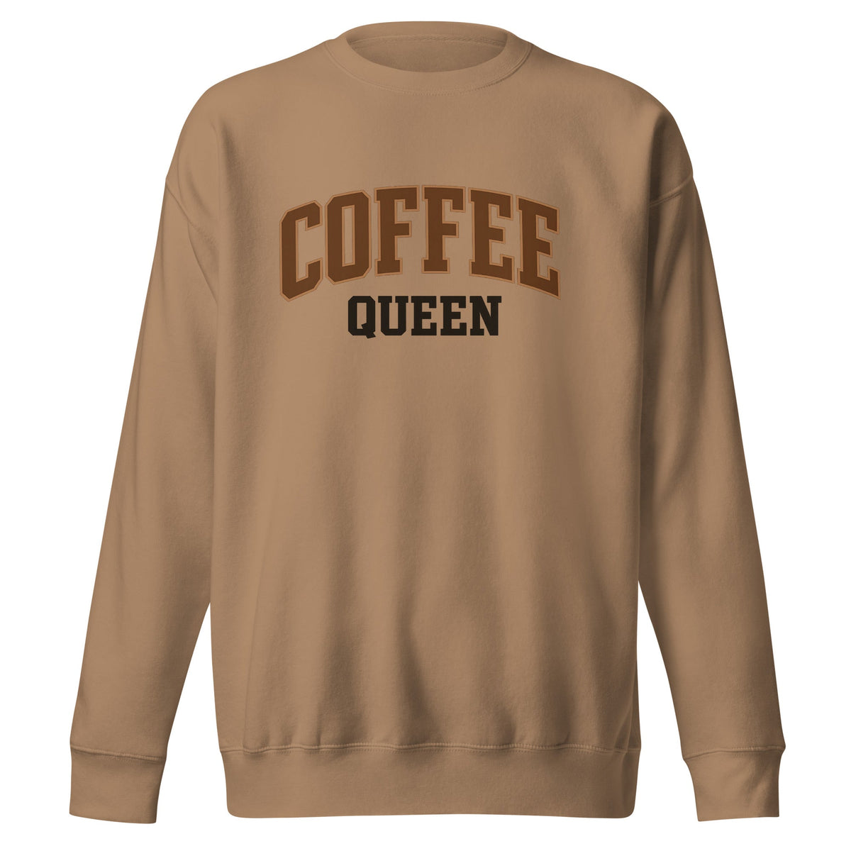 Coffee Queen Vintage Script Sweatshirt - Bluegrass Elite Apparel LLC