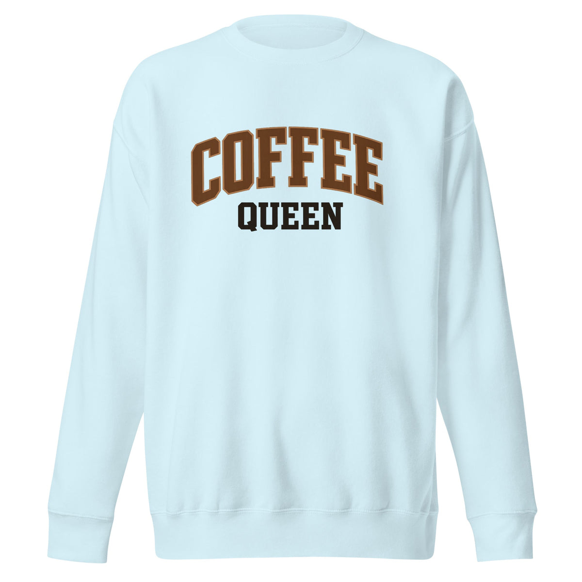 Coffee Queen Vintage Script Sweatshirt - Bluegrass Elite Apparel LLC
