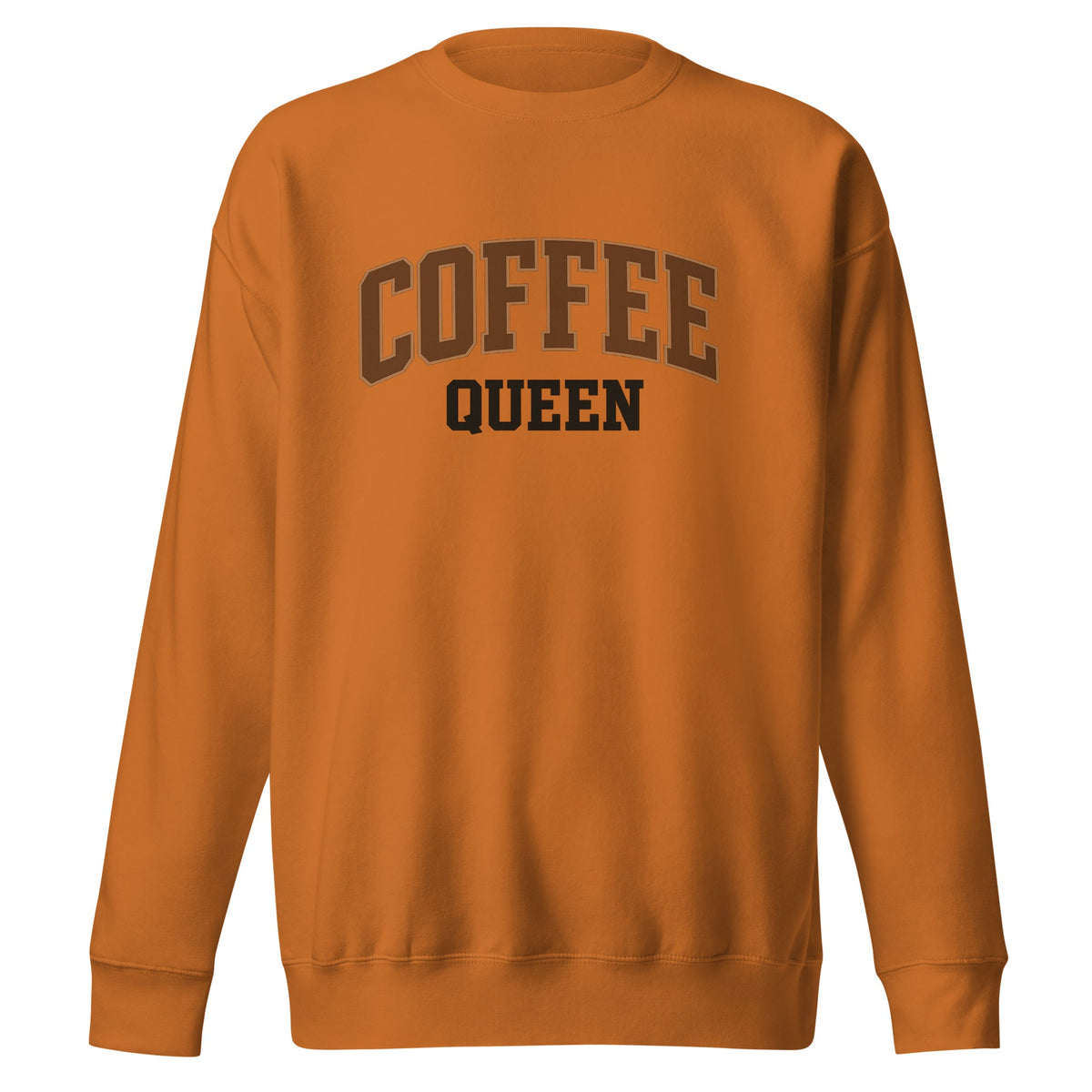 Coffee Queen Vintage Script Sweatshirt - Bluegrass Elite Apparel LLC