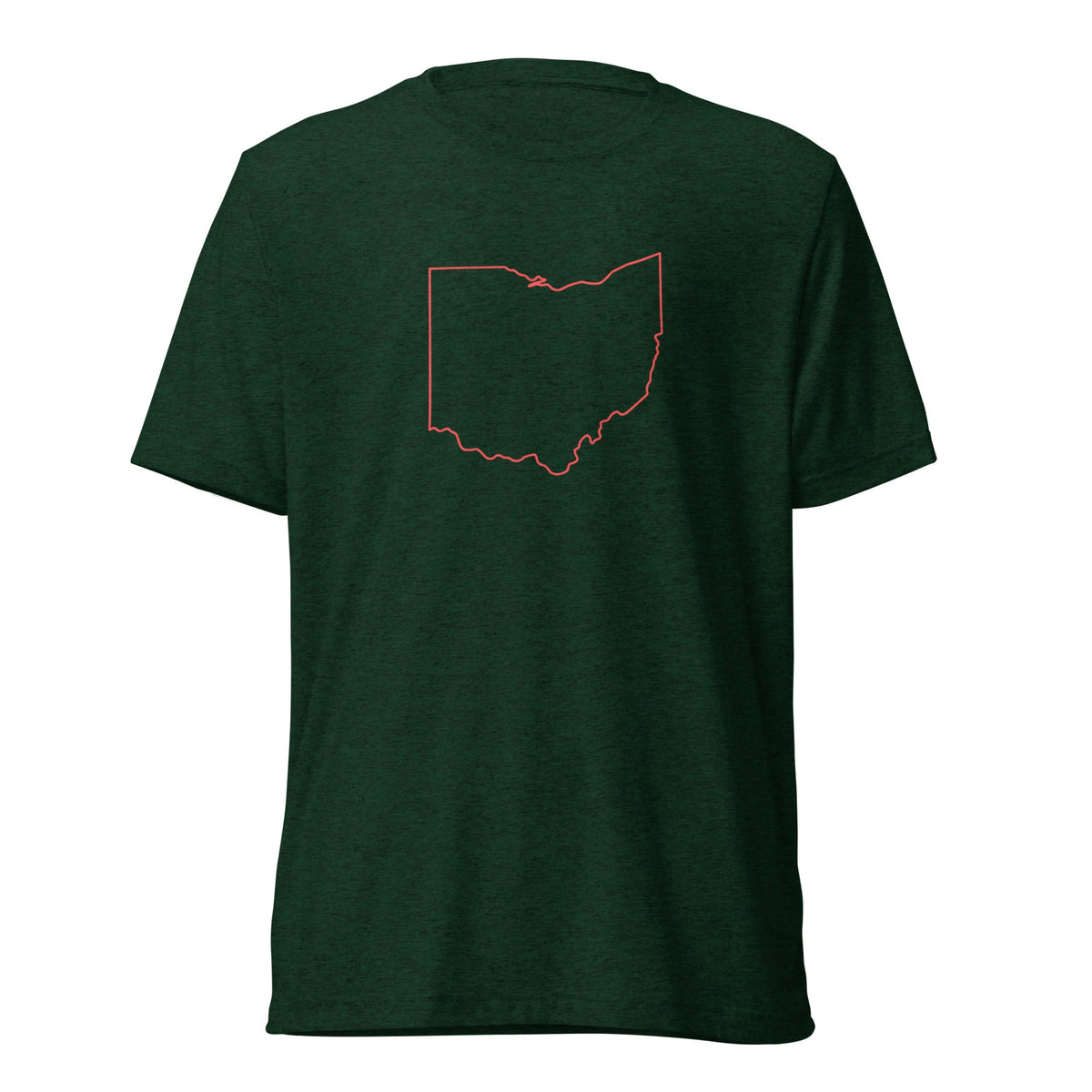 Columbus Pride T-Shirt | Ohio Outline Design | Elite - Bluegrass Elite Apparel LLC