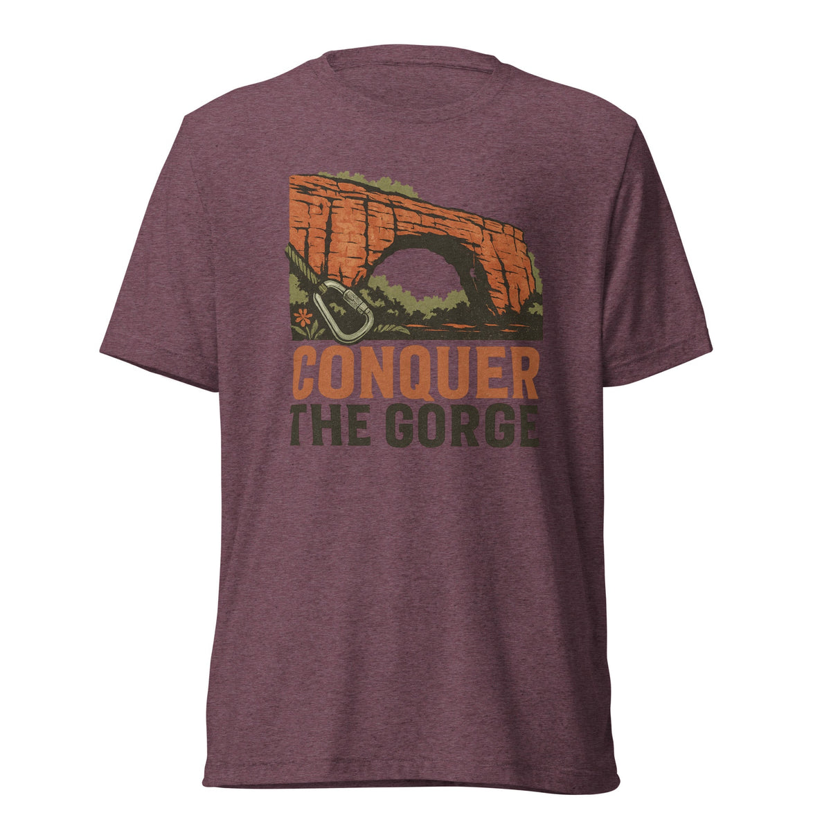 Conquer the Gorge Tee | Red River Gorge Kentucky Adventure Shirt - Bluegrass Elite Apparel LLC