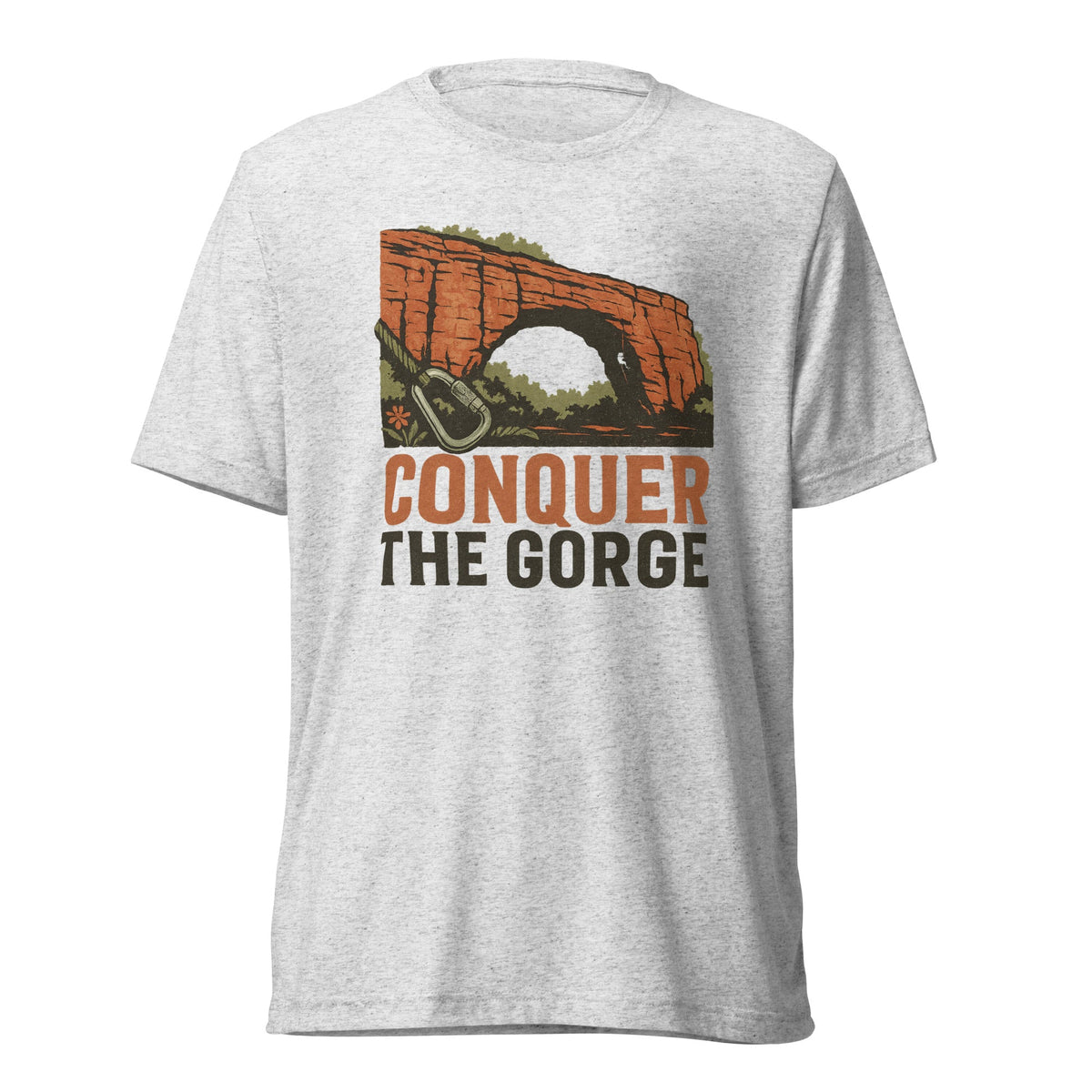 Conquer the Gorge Tee | Red River Gorge Kentucky Adventure Shirt - Bluegrass Elite Apparel LLC