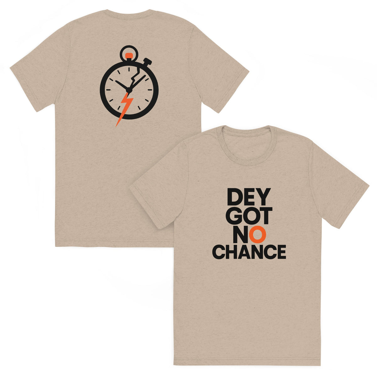 Dey Got No Chance T-Shirt | Bold Minimalist Sports Design | Elite - Bluegrass Elite Apparel LLC