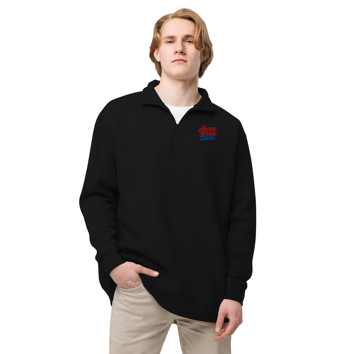 Heavy Pour Sports Fleece Pullover | Script Logo Design | Classic Comfort - Bluegrass Elite Apparel LLC