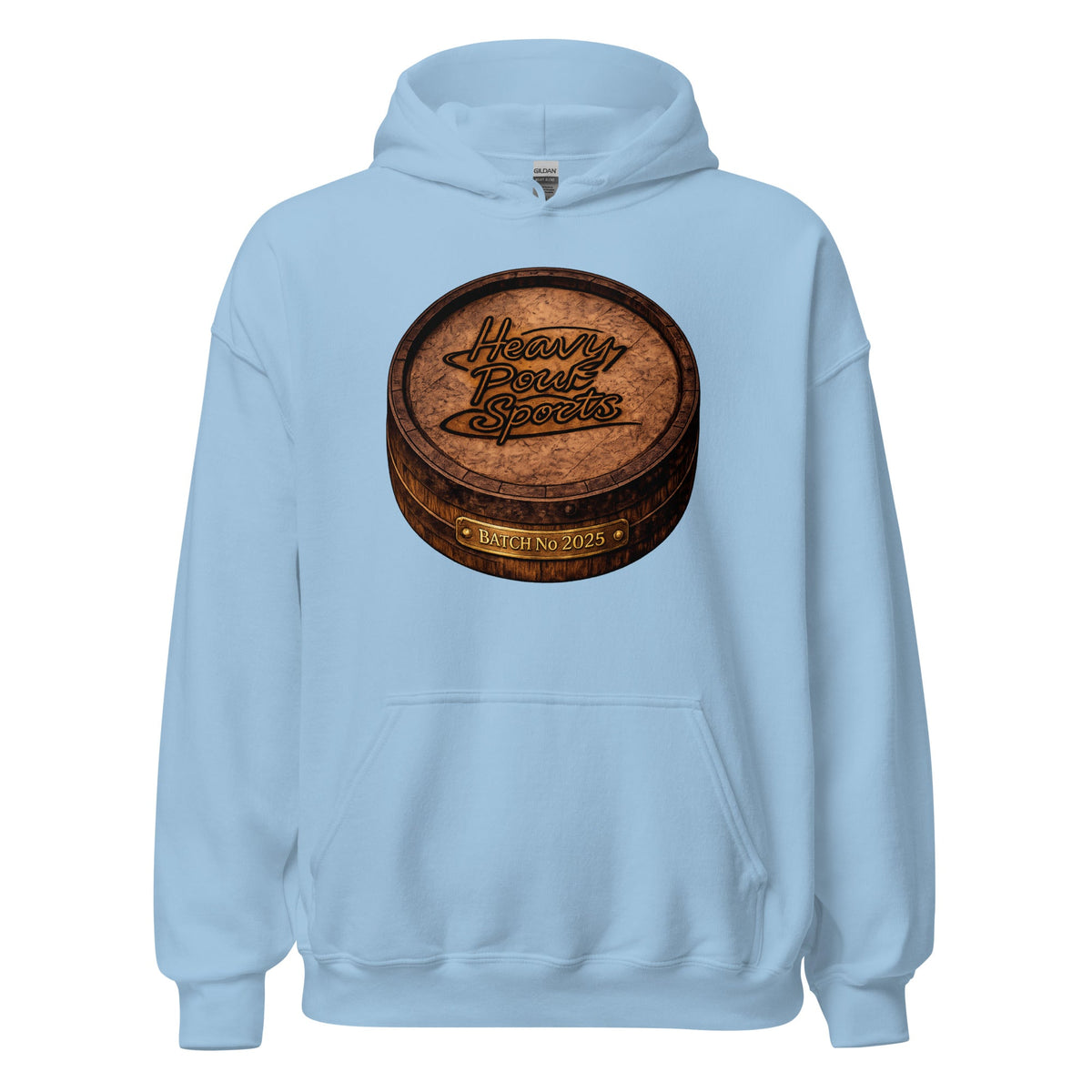 Heavy Pour Sports Hoodie | Bourbon Barrel Batch No 2025 Design - Bluegrass Elite Apparel LLC