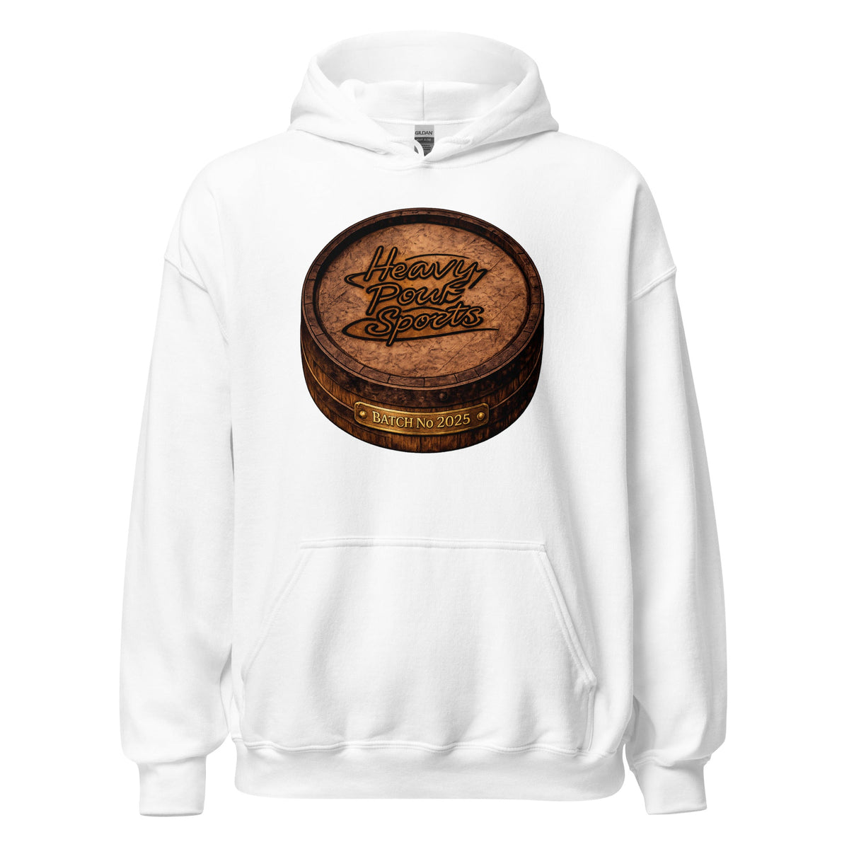 Heavy Pour Sports Hoodie | Bourbon Barrel Batch No 2025 Design - Bluegrass Elite Apparel LLC