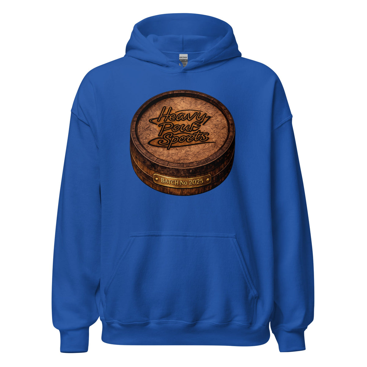 Heavy Pour Sports Hoodie | Bourbon Barrel Batch No 2025 Design - Bluegrass Elite Apparel LLC